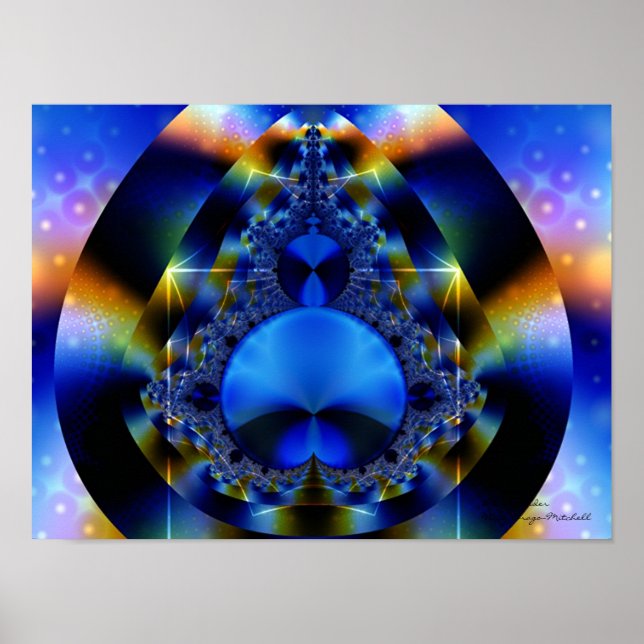 Póster Maravilla azul (Frente)