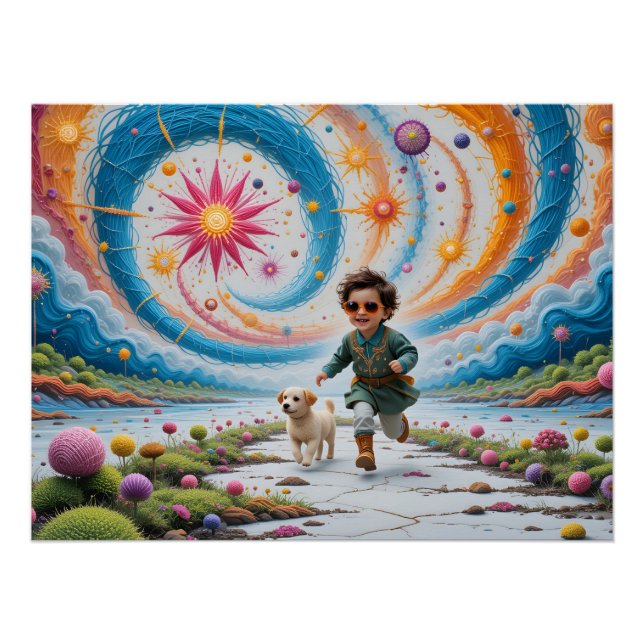 Póster Maravilla con bordado mágico (Anverso)