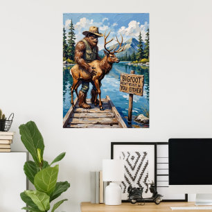 Póster Maravilla costera: Rescate suave de Bigfoot
