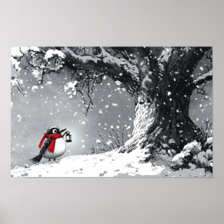 Póster maravilla de invierno