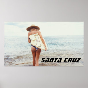 Póster Maravilla de surf de Santa Cruz