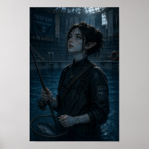 Póster Maravilla / Pescadora / Piscina