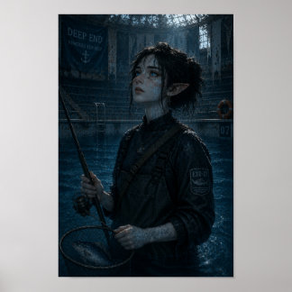 Póster Maravilla / Pescadora / Piscina