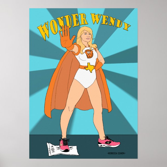 Póster ¡Maravilla Wendy! Homenaje a Wendy Davis (Frente)