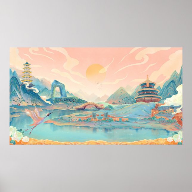 Póster Maravillas De China (Frente)