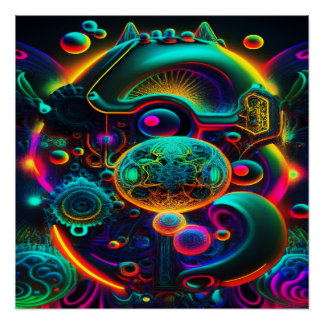 Póster Maravillas de constructo mágico