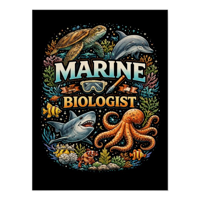Póster Maravillas del Reino Oceánico (Anverso)