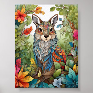 Póster Maravillas salvajes: Armonía en Poster de Colores 