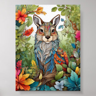 Póster Maravillas salvajes: Armonía en Poster de Colores 