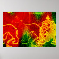 Maravilloso asistente del Poster Oz Lion Holgaart