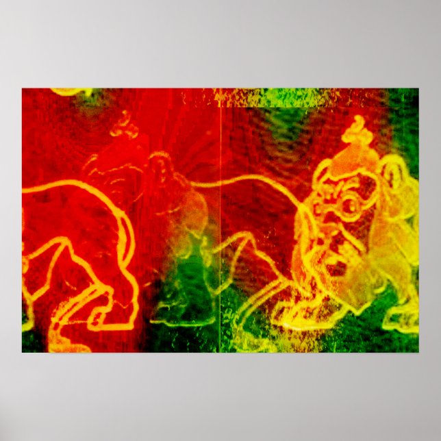 Póster Maravilloso asistente del Poster Oz Lion Holgaart (Frente)