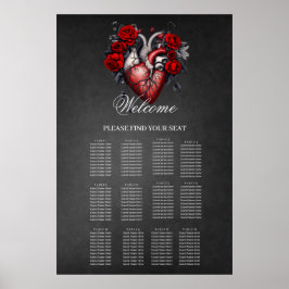 Póster Maravilloso corazón gótico victoriano