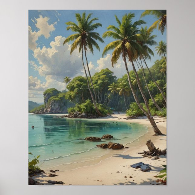 Póster Maravilloso punto de inmersión secreto (Frente)