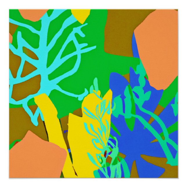 Póster Maravillosos Patrones Oceánicos. ¡Hazte con una en (Anverso)