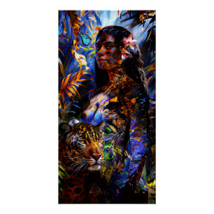 Póster "Marayuna" - Paleta Forestal - Mujeres En La Amazo