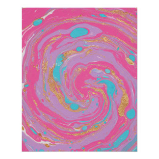 Póster Marble Swirl