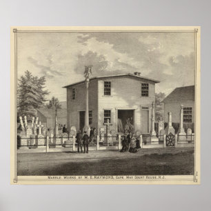 Póster Marble Works of WE Raymond
