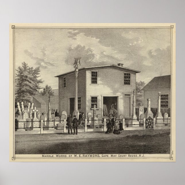 Póster Marble Works of WE Raymond (Frente)