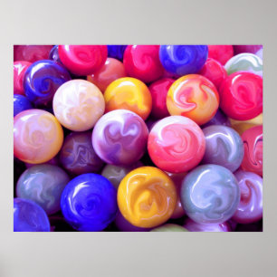 Póster Marbled