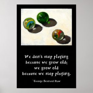 PÓSTER MARBLES PLAY POSTER (SHAW)