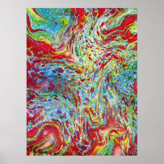 Póster Marbling maître-relieur