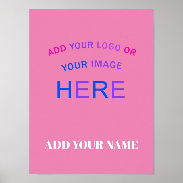 Póster Marca comercial personalizada de Personalizable de (Frente)