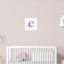 Póster Marca de agua E