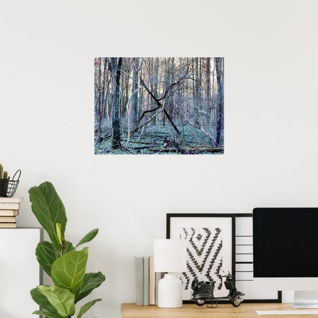 Póster Marca el lugar (Oficina en casa)