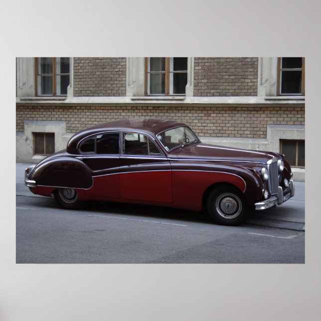 Póster Marca jaguar roja IX (Frente)
