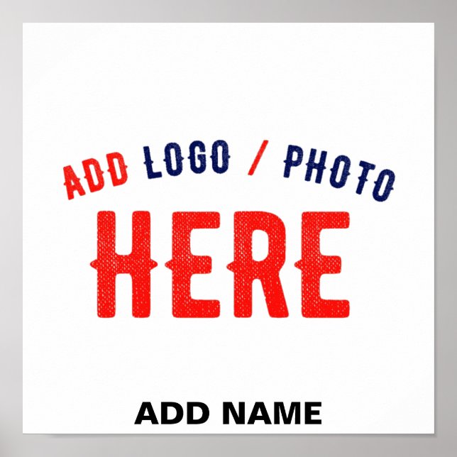 PÓSTER MARCA VERIFICADA DE PERSONALIZABLE BLANCO ESTILO M (Frente)