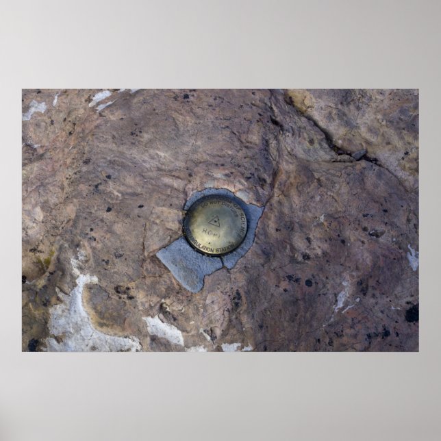 Póster Marcador de Hopi Point USGS (Frente)