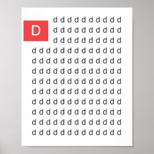 Póster Marcar el Arial - D