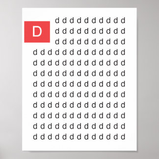 Póster Marcar el Arial - D