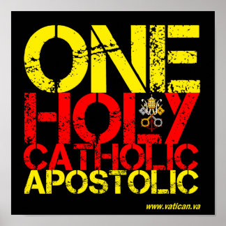 Póster Marcas de la Iglesia Católica