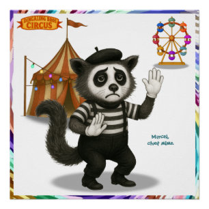 Póster Marcel, civeta mimo