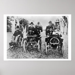 Póster Marcel (d.1903) y Louis (1877-1944) Renault driv