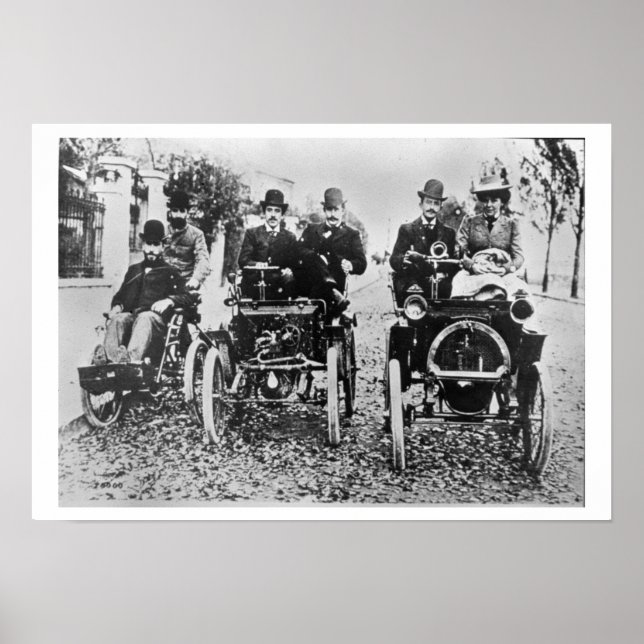 Póster Marcel (d.1903) y Louis (1877-1944) Renault driv (Frente)