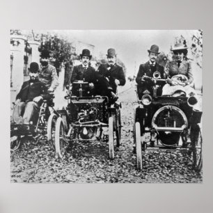 Póster Marcel (d.1903) y Louis (1877-1944) Renault driv