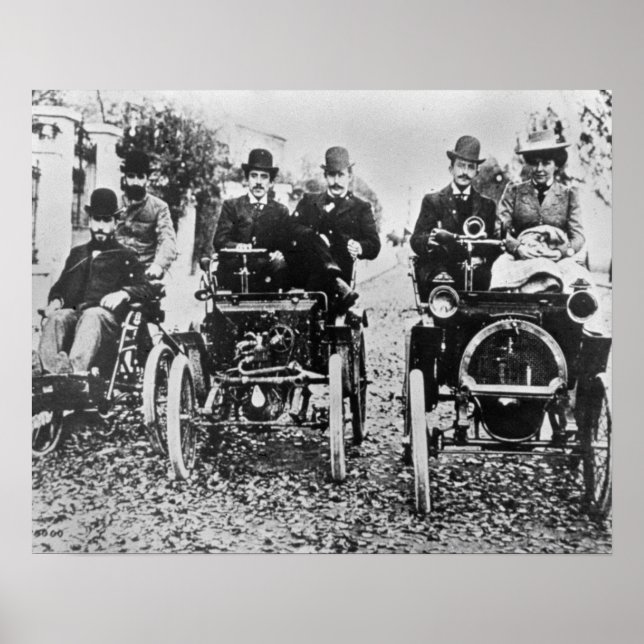 Póster Marcel (d.1903) y Louis (1877-1944) Renault driv (Frente)