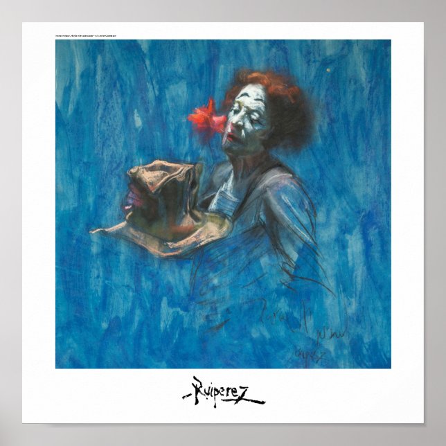 Póster "Marcel Marceau", por Ruiperez (Frente)