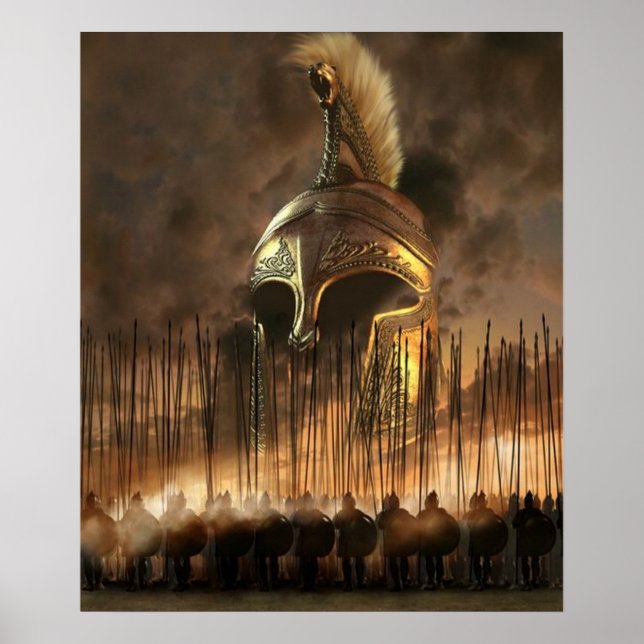 Póster March of the Greek Phalanx (Frente)