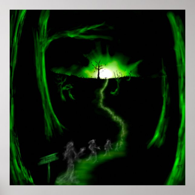 Póster Marcha al infierno (Frente)