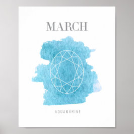 Póster Marcha de Aves de Aquamarine