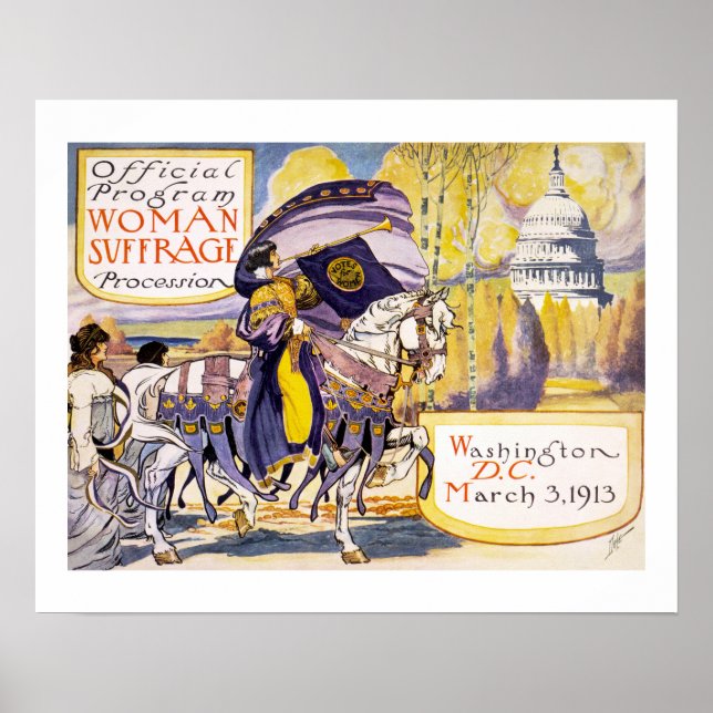 Póster Marcha por los derechos de la mujer en Washington  (Frente)