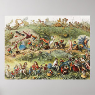 Póster Marcha Triunfal del Rey Elf, Fe, Goblins