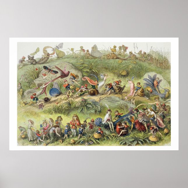 Póster Marcha triunfal del Rey Mayor, ilustracion de (Frente)