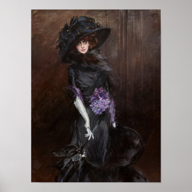 Póster Marchesa Luisa Casati by Giovanni Boldini (Frente)