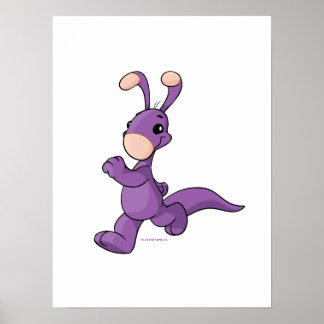 Póster Marching purple Blumaroo