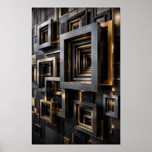 Póster Marco arquitectónico infinito