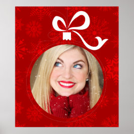 Póster Marco de bola para Navidades de personalizable